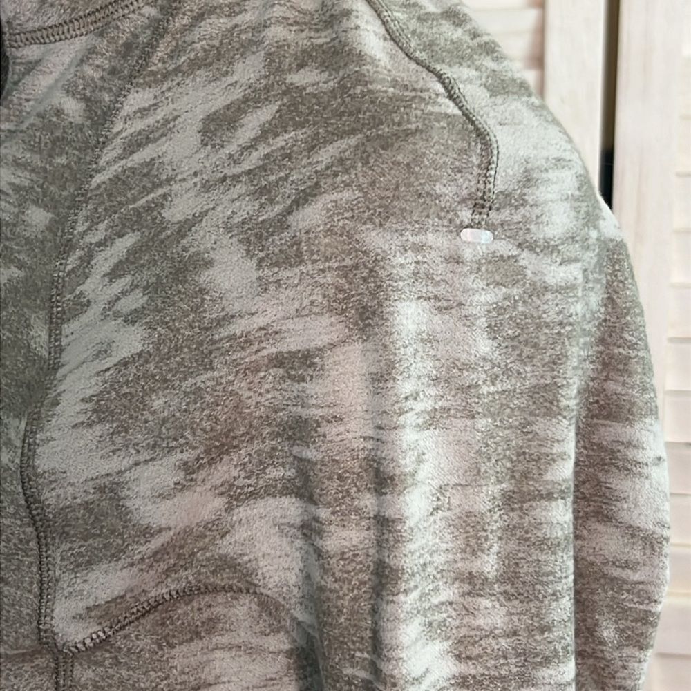 Lululemon Its Rulu Run Half-Zip White Opal Data Rush 8 - Picture 10 of 12